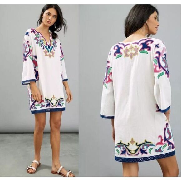 Anthropologie Dresses & Skirts - Anthropologie Maeve NWT Olympia embroidered dress